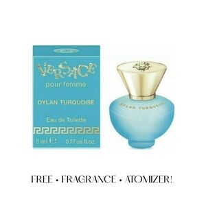 VERSACE Dylan Turquoise Eau de Toilette - .17 fl oz NIB
